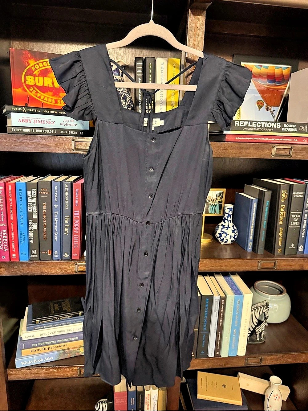 Molly Bracken Black Mini Dress Size Medium Like New